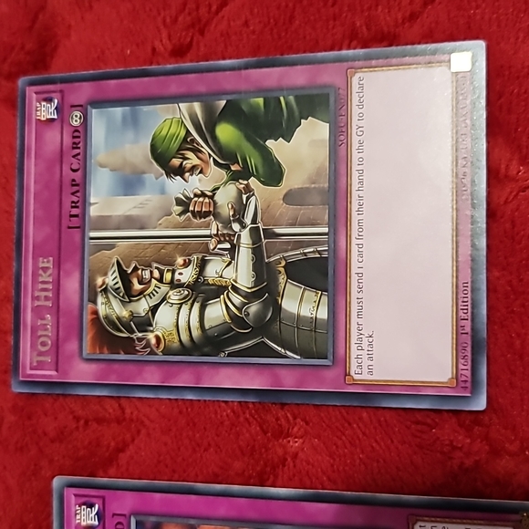 Set of 11 Yu Gi Oh Trading Trap Cards (Purple Thunder to UA) - Picture 11 of 12